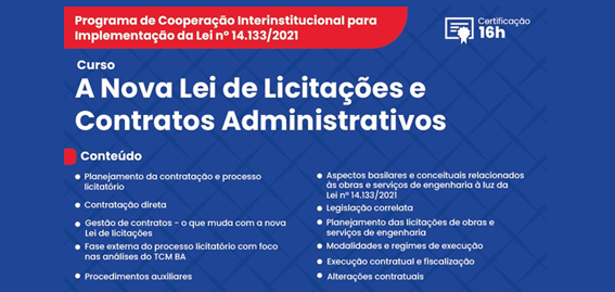 TCM promove curso de capacitação para gestores e servidores do estado